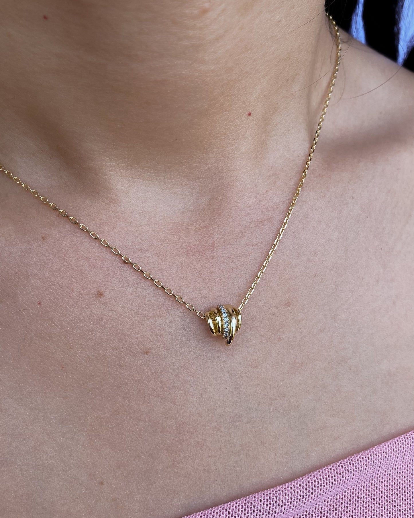 CADENA DORADA CON ZIRCONIAS