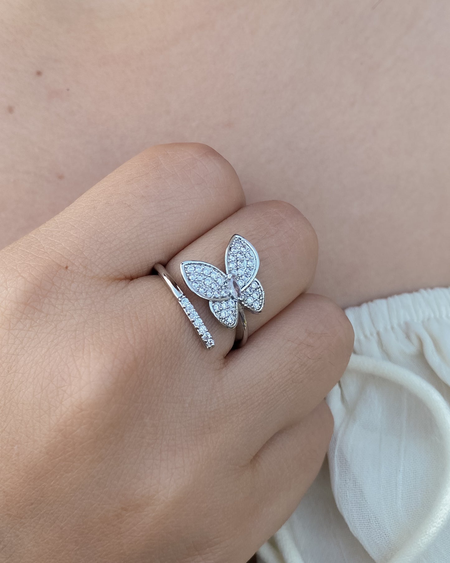 ANILLO MARIPOSA BRILLANTE