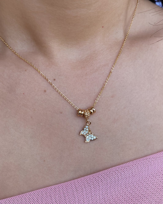 CADENA DE MARIPOSA CON ACCESORIOS