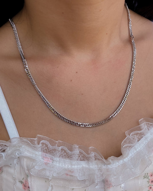 CADENA ESTILO CUBANA APLANADA