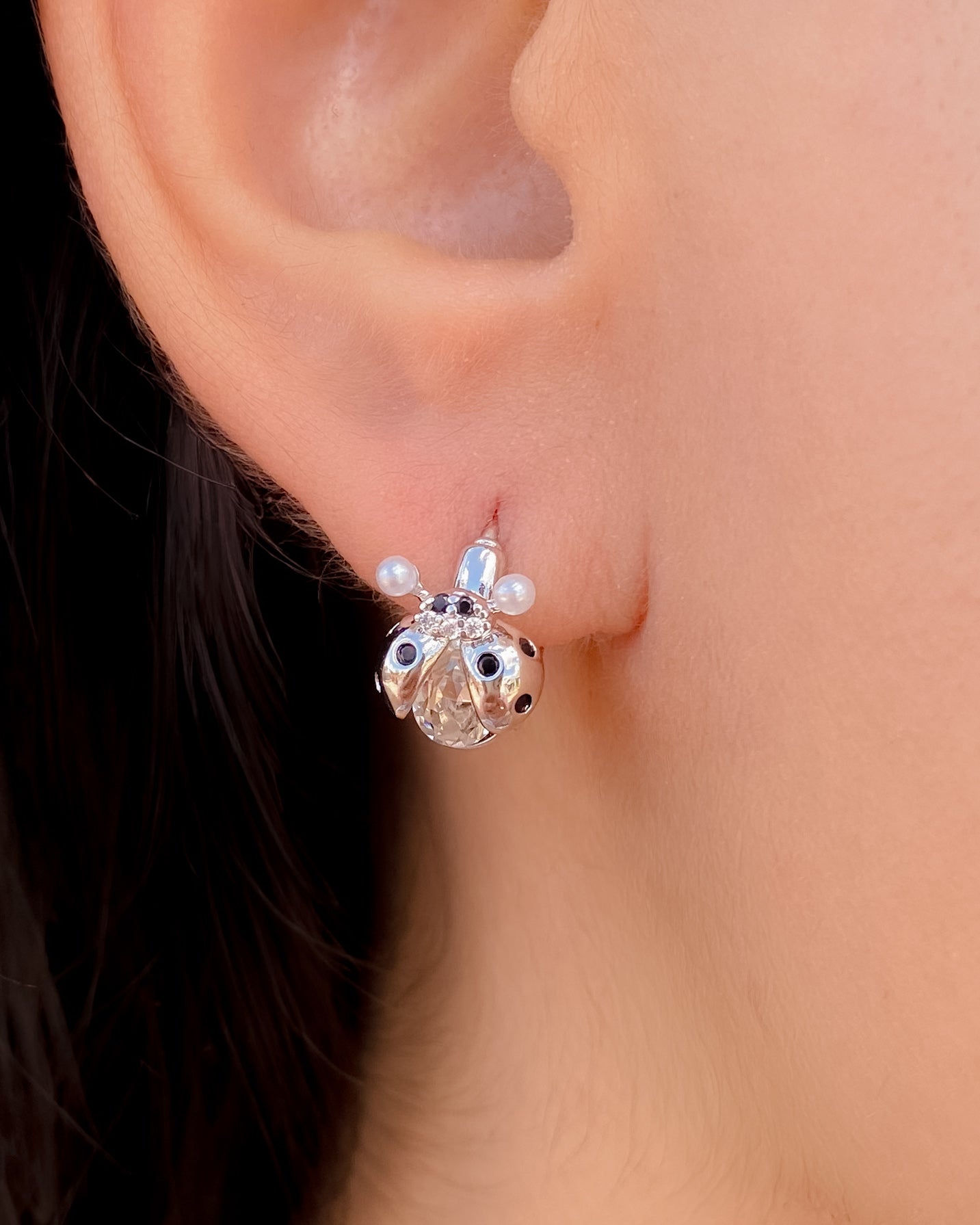 Pendientes mariquita