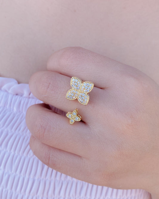 Anillo ajustable dorado