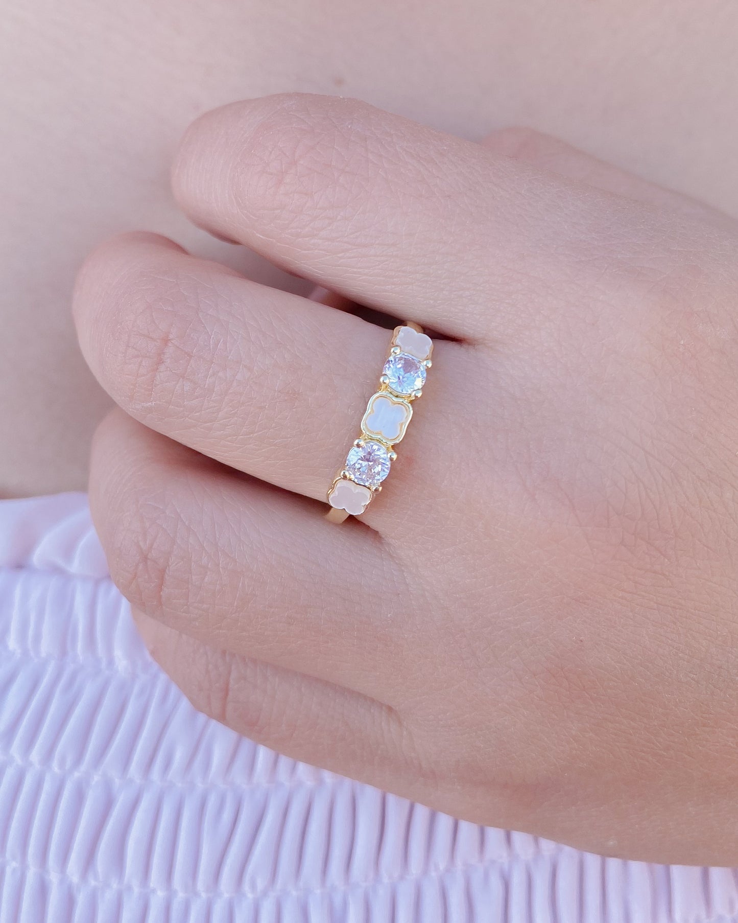 Anillo ajustable dorado