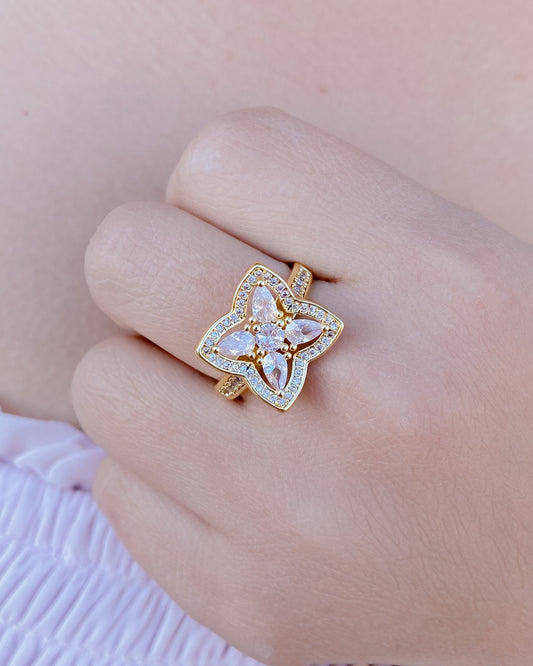 Anillo ajustable dorado