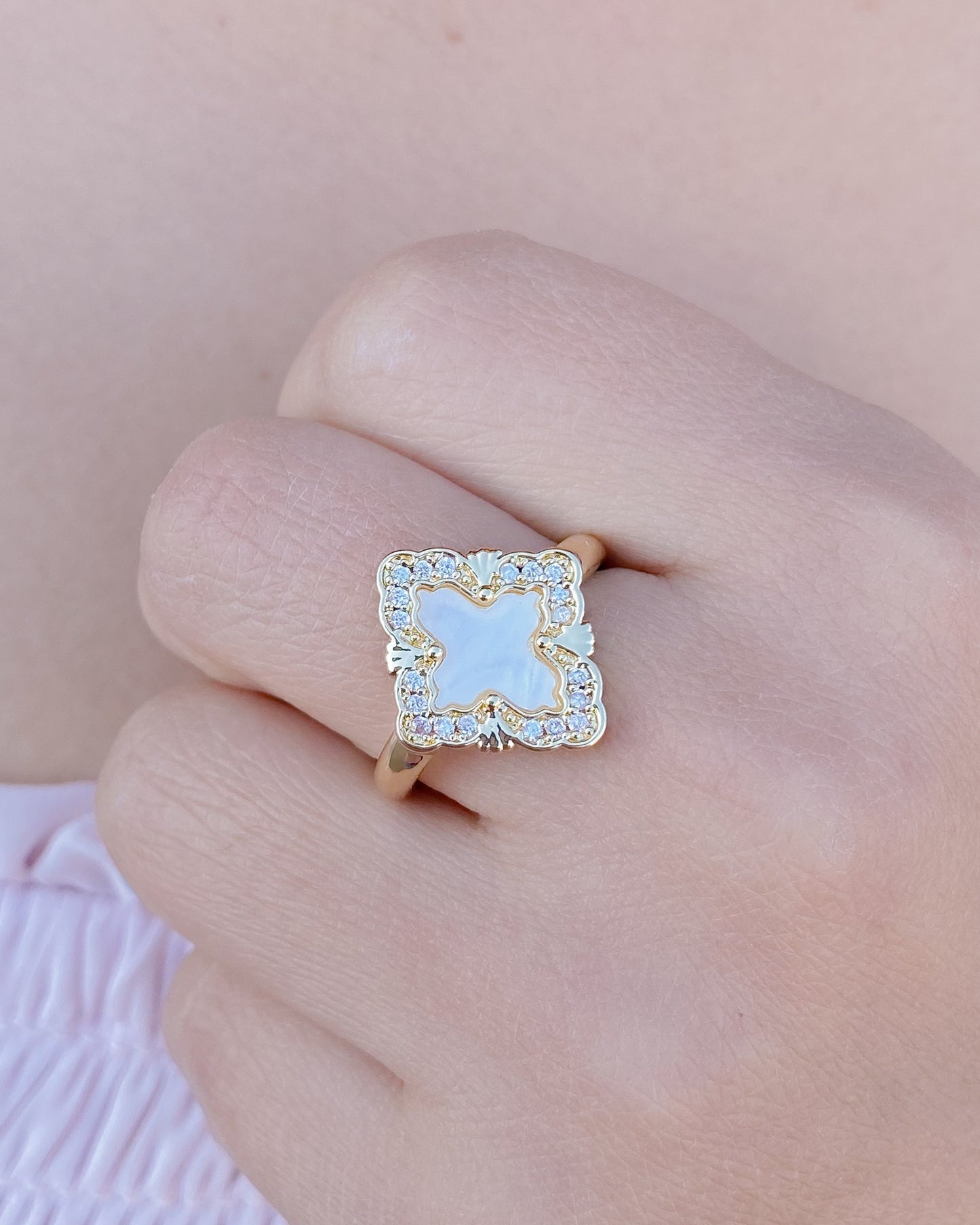 Anillo ajustable dorado