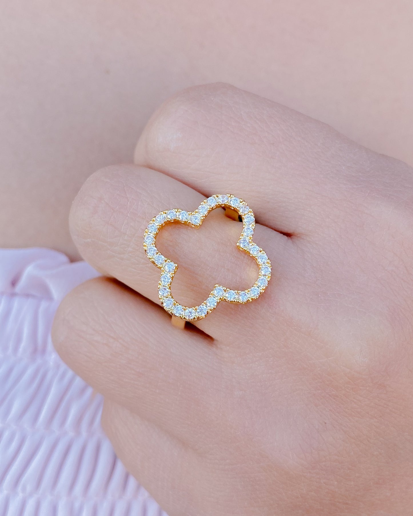 Anillo ajustable dorado