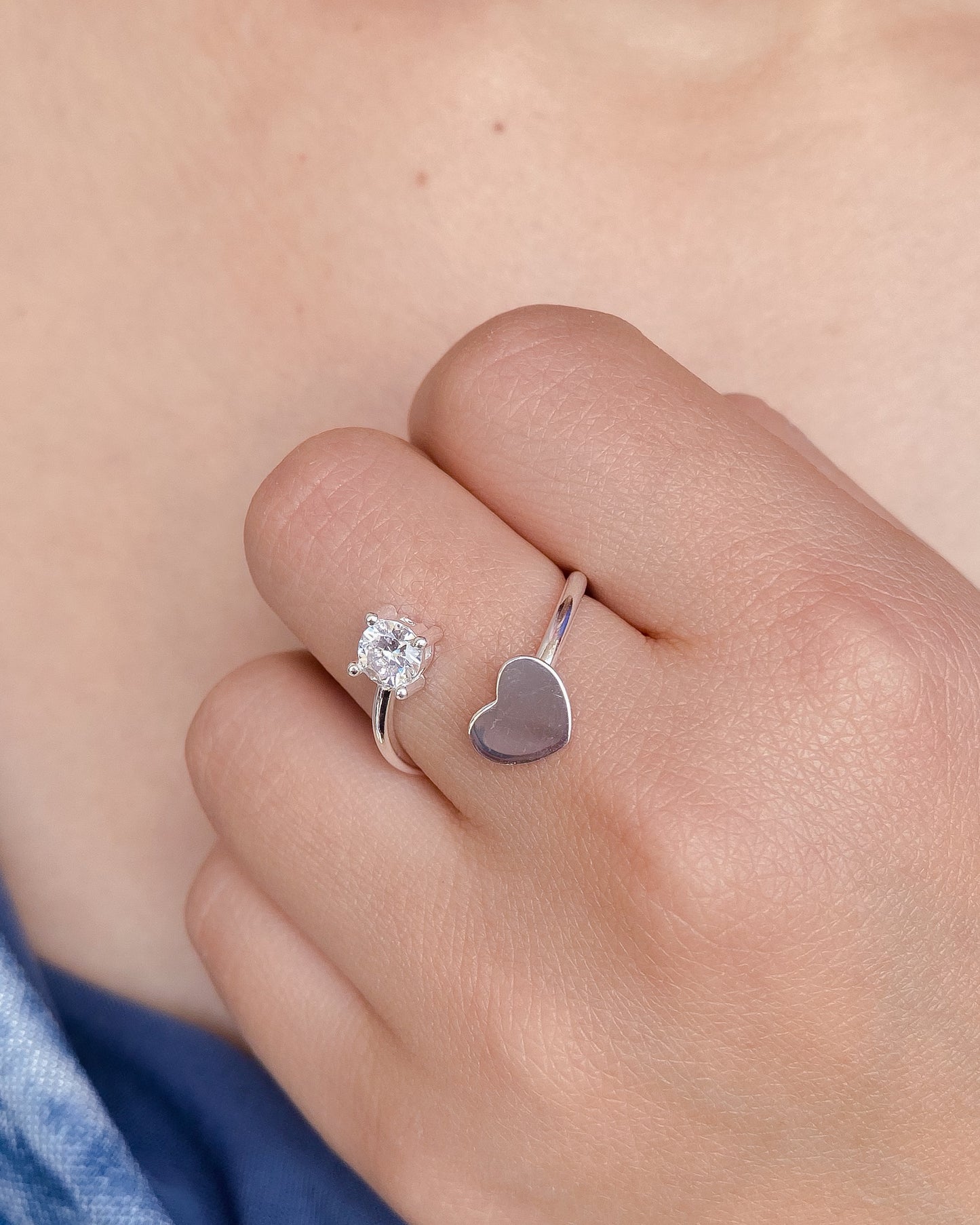 Anillo de plata italiana 9.25